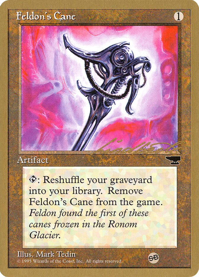 Feldon's Cane (Leon Lindback) (SB) [Pro Tour Collector Set] MTG Single Magic: The Gathering  | Multizone: Comics And Games