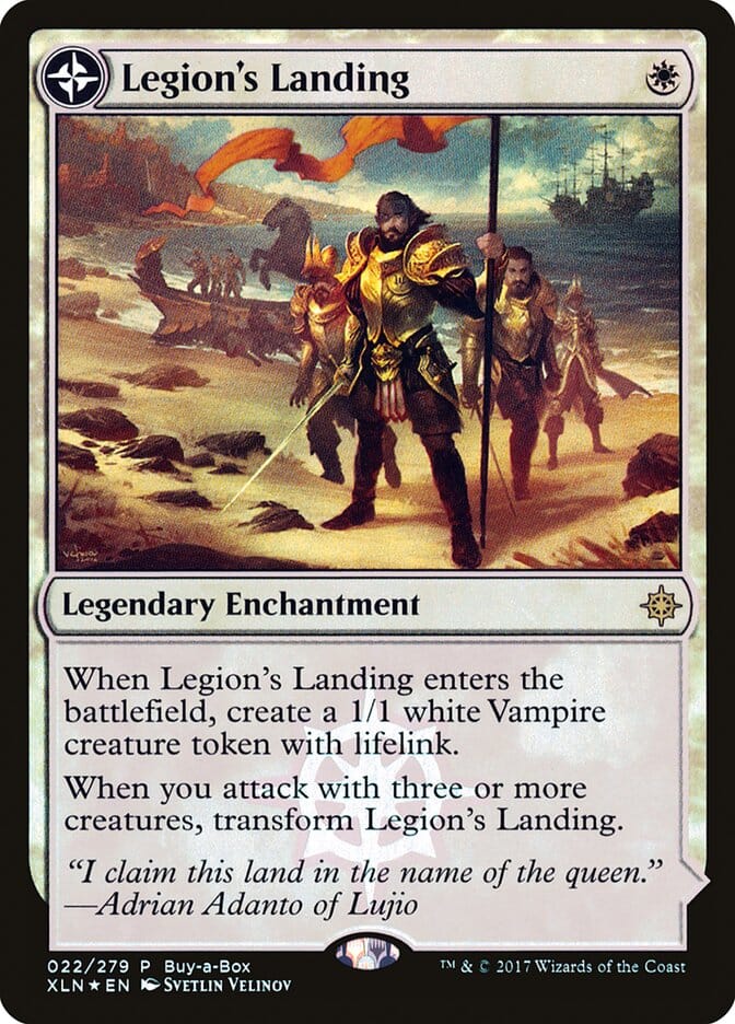 Legion's Landing // Adanto, the First Fort (Buy-A-Box) [Ixalan Treasure Chest] MTG Single Magic: The Gathering  | Multizone: Comics And Games