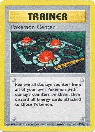 Pokemon Center (85/102) [Base Set Shadowless Unlimited] Pokemon Single Pokémon  | Multizone: Comics And Games