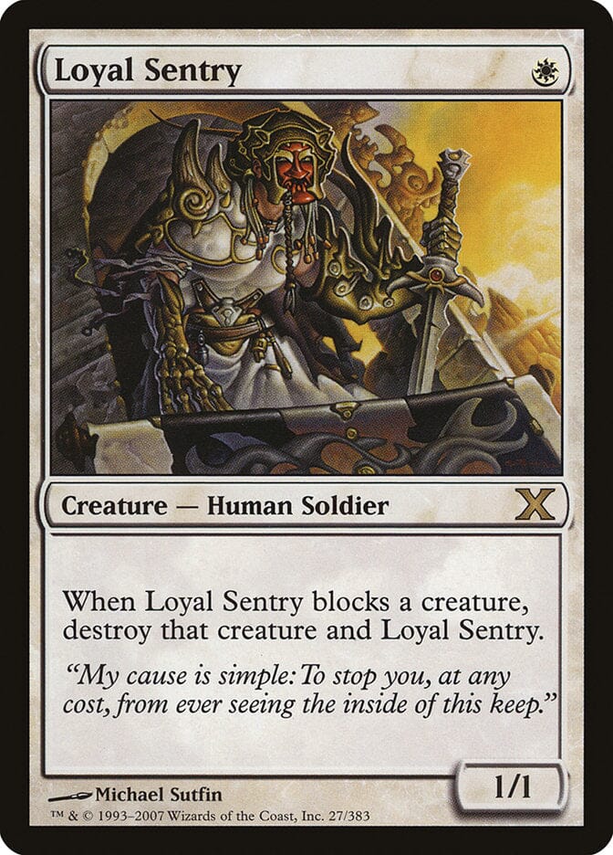 Loyal Sentry [Tenth Edition] MTG Single Magic: The Gathering  | Multizone: Comics And Games