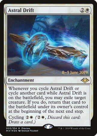 Astral Drift (Alternate Art) [Modern Horizons Promos] MTG Single Magic: The Gathering  | Multizone: Comics And Games