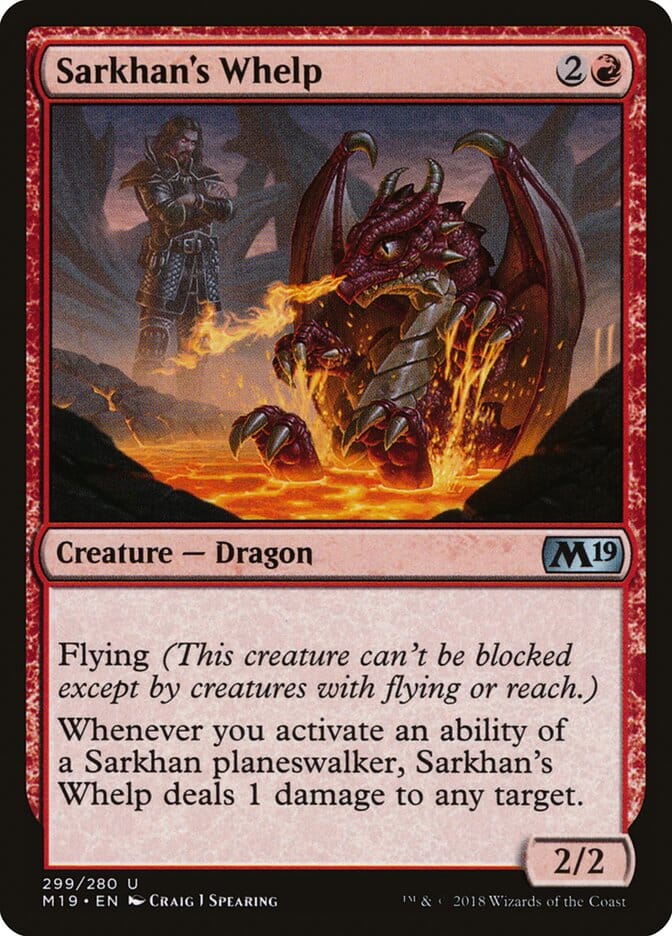 Sarkhan's Whelp [Core Set 2019] MTG Single Magic: The Gathering  | Multizone: Comics And Games