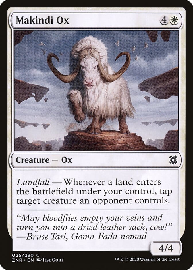 Makindi Ox [Zendikar Rising] MTG Single Magic: The Gathering  | Multizone: Comics And Games