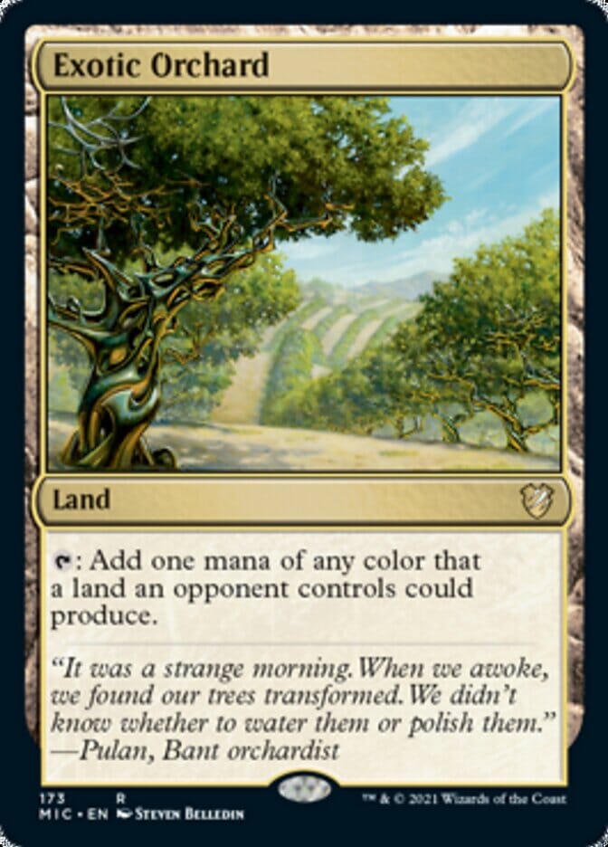 Exotic Orchard [Innistrad: Midnight Hunt Commander] MTG Single Magic: The Gathering  | Multizone: Comics And Games