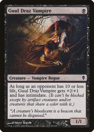 Guul Draz Vampire [Zendikar] MTG Single Magic: The Gathering  | Multizone: Comics And Games