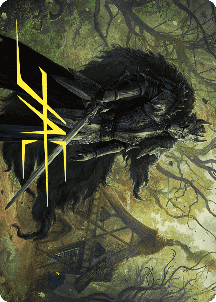 Agatha's Champion Art Card (Gold-Stamped Signature) [Wilds of Eldraine Art Series] MTG Single Magic: The Gathering  | Multizone: Comics And Games