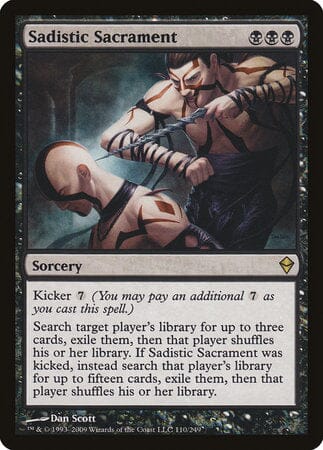 Sadistic Sacrament [Zendikar] MTG Single Magic: The Gathering  | Multizone: Comics And Games