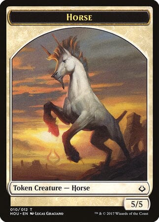 Horse Token [Hour of Devastation Tokens] MTG Single Magic: The Gathering  | Multizone: Comics And Games