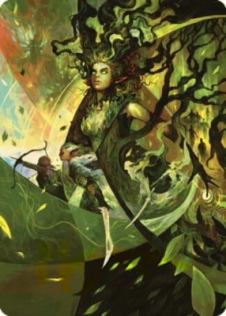 Titania's Command Art Card [The Brothers' War Art Series] MTG Single Magic: The Gathering  | Multizone: Comics And Games
