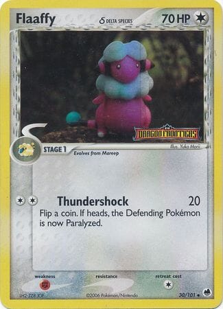 Flaaffy (30/101) (Delta Species) (Stamped) [EX: Dragon Frontiers] Pokemon Single Pokémon  | Multizone: Comics And Games