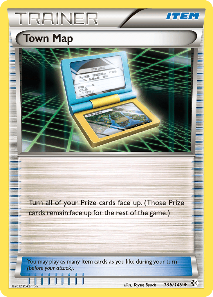 Town Map (136/149) [Black & White: Boundaries Crossed] Pokemon Single Pokémon  | Multizone: Comics And Games