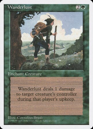 Wanderlust [Fourth Edition] MTG Single Magic: The Gathering  | Multizone: Comics And Games