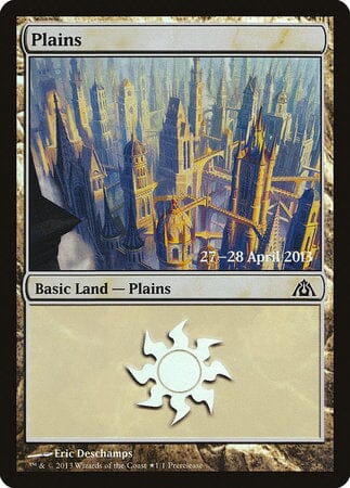 Plains (Dragon's Maze) [Dragon's Maze Promos] MTG Single Magic: The Gathering  | Multizone: Comics And Games