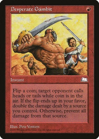 Desperate Gambit [Weatherlight] MTG Single Magic: The Gathering  | Multizone: Comics And Games
