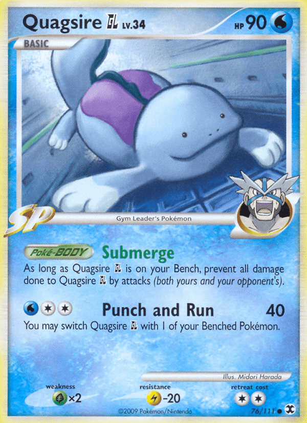 Quagsire GL (76/111) [Platinum: Rising Rivals] Pokemon Single Pokémon  | Multizone: Comics And Games