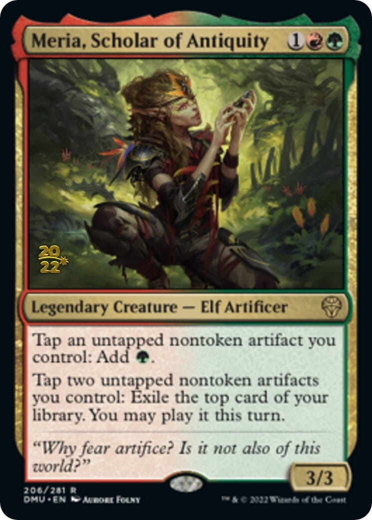 Meria, Scholar of Antiquity [Dominaria United Prerelease Promos] MTG Single Magic: The Gathering  | Multizone: Comics And Games