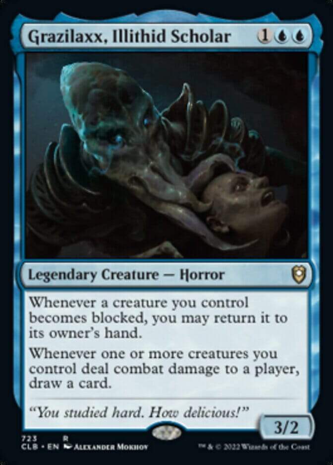Grazilaxx, Illithid Scholar [Commander Legends: Battle for Baldur's Gate] MTG Single Magic: The Gathering  | Multizone: Comics And Games
