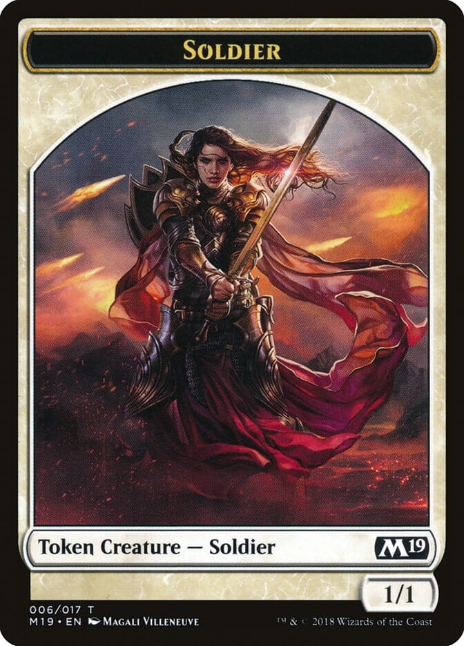 Soldier [Core Set 2019 Tokens] MTG Single Magic: The Gathering  | Multizone: Comics And Games