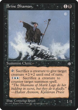 Brine Shaman [Ice Age] MTG Single Magic: The Gathering  | Multizone: Comics And Games