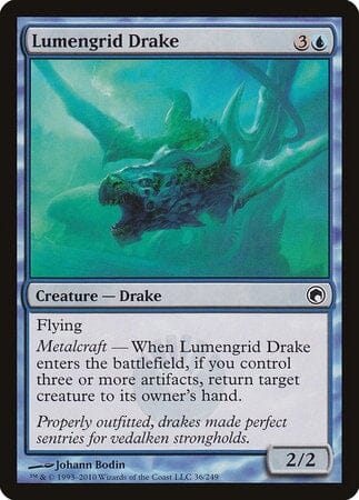 Lumengrid Drake [Scars of Mirrodin] MTG Single Magic: The Gathering  | Multizone: Comics And Games