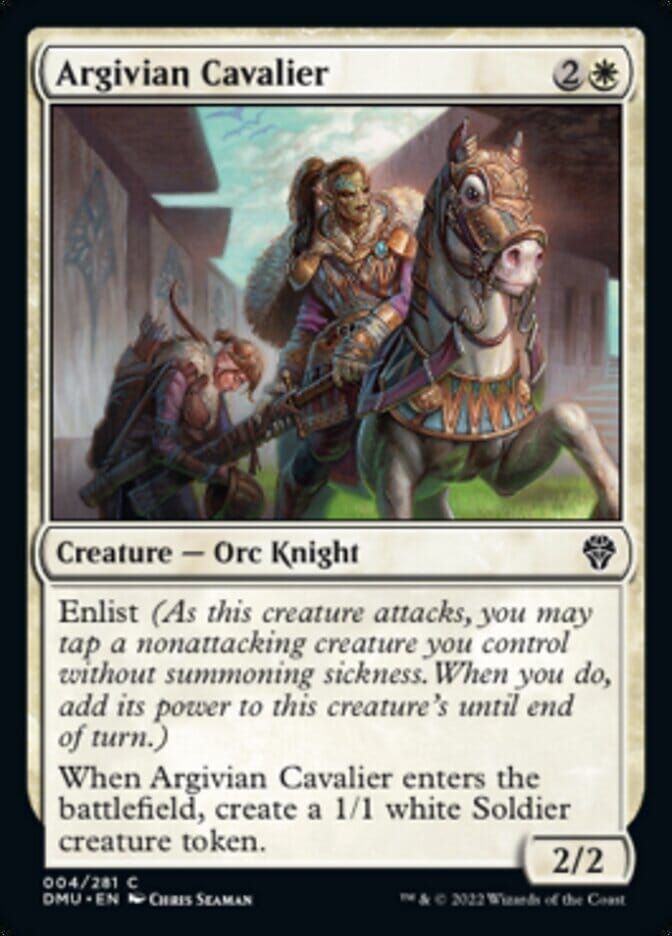 Argivian Cavalier [Dominaria United] MTG Single Magic: The Gathering  | Multizone: Comics And Games