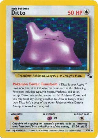 Ditto (3/62) [Fossil Unlimited] Pokemon Single Pokémon  | Multizone: Comics And Games
