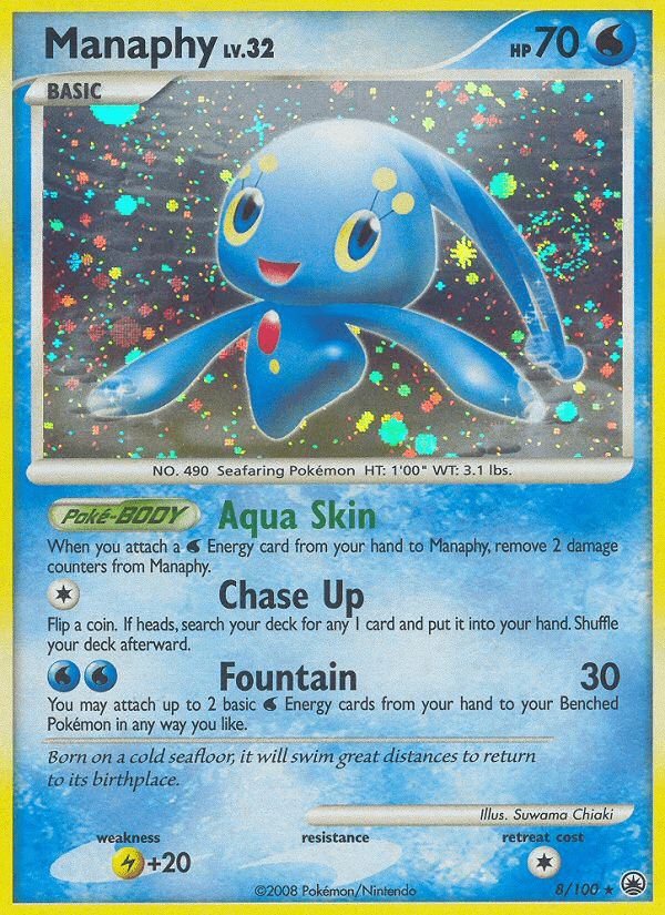 Manaphy (8/100) [Diamond & Pearl: Majestic Dawn] Pokemon Single Pokémon  | Multizone: Comics And Games