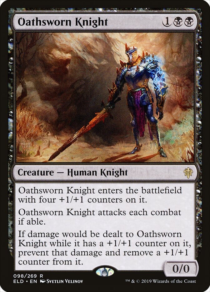 Oathsworn Knight [Throne of Eldraine] MTG Single Magic: The Gathering  | Multizone: Comics And Games