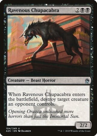 Ravenous Chupacabra [Masters 25] MTG Single Magic: The Gathering  | Multizone: Comics And Games