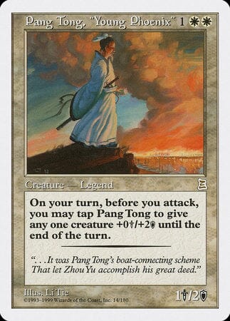 Pang Tong, "Young Phoenix" [Portal Three Kingdoms] MTG Single Magic: The Gathering  | Multizone: Comics And Games