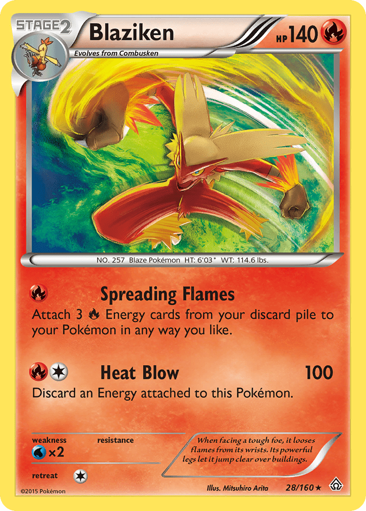 Blaziken (28/160) [XY: Primal Clash] Pokemon Single Pokémon  | Multizone: Comics And Games