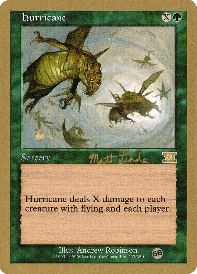 Hurricane (Matt Linde) (SB) [World Championship Decks 1999] MTG Single Magic: The Gathering  | Multizone: Comics And Games