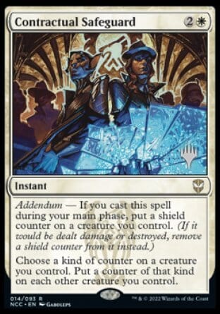 Contractual Safeguard (Promo Pack) [Streets of New Capenna Commander Promos] MTG Single Magic: The Gathering  | Multizone: Comics And Games