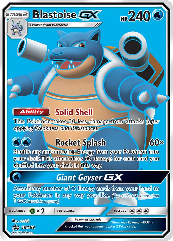 Blastoise GX (SM189) [Sun & Moon: Black Star Promos] Pokemon Single Pokémon  | Multizone: Comics And Games