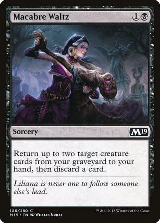 Macabre Waltz [Core Set 2019] MTG Single Magic: The Gathering  | Multizone: Comics And Games
