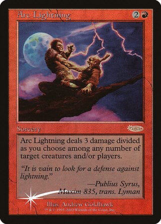 Arc Lightning [Arena League 2002] MTG Single Magic: The Gathering  | Multizone: Comics And Games