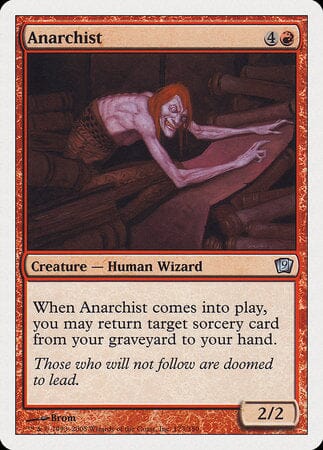 Anarchist [Ninth Edition] MTG Single Magic: The Gathering  | Multizone: Comics And Games