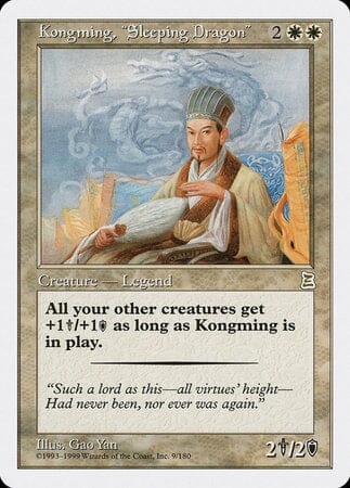 Kongming, "Sleeping Dragon" [Portal Three Kingdoms] MTG Single Magic: The Gathering  | Multizone: Comics And Games