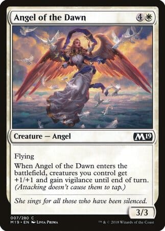 Angel of the Dawn [Core Set 2019] MTG Single Magic: The Gathering  | Multizone: Comics And Games