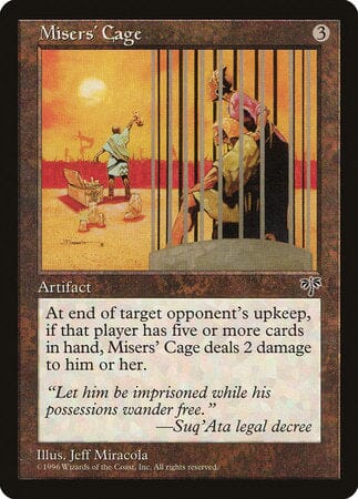 Misers' Cage [Mirage] MTG Single Magic: The Gathering  | Multizone: Comics And Games