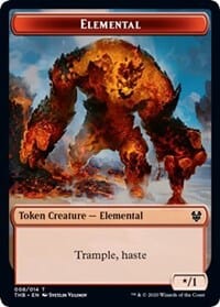 Elemental // Satyr Double-sided Token [Theros Beyond Death Tokens] MTG Single Magic: The Gathering  | Multizone: Comics And Games