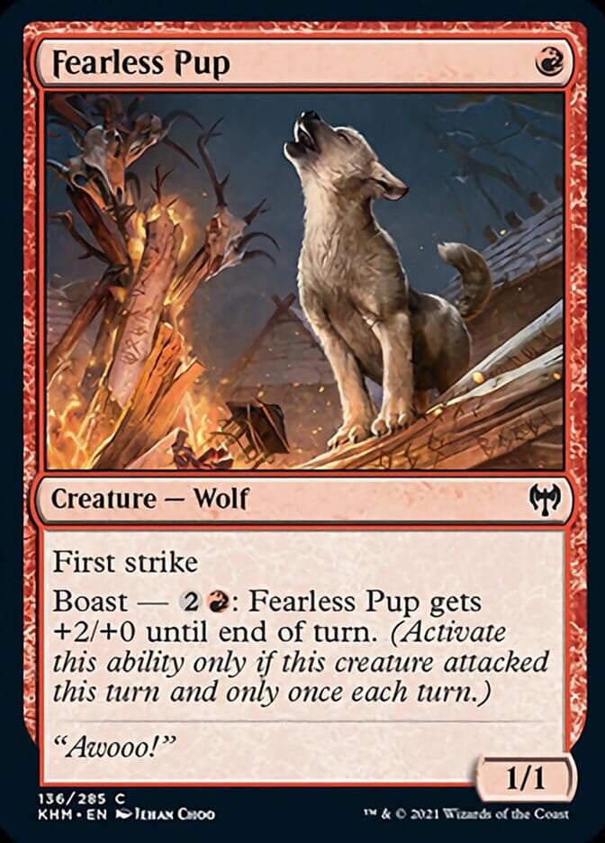 Fearless Pup [Kaldheim] MTG Single Magic: The Gathering  | Multizone: Comics And Games