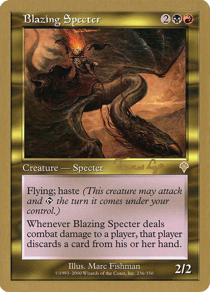 Blazing Specter (Tom van de Logt) [World Championship Decks 2001] MTG Single Magic: The Gathering  | Multizone: Comics And Games