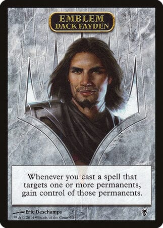 Emblem - Dack Fayden [Conspiracy Tokens] MTG Single Magic: The Gathering  | Multizone: Comics And Games