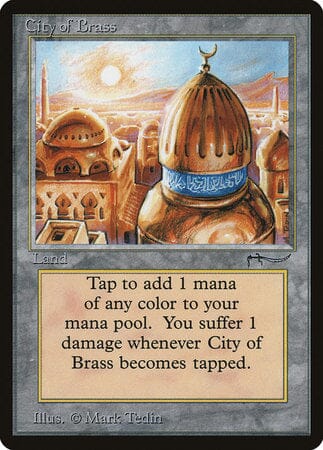 City of Brass [Arabian Nights] MTG Single Magic: The Gathering  | Multizone: Comics And Games