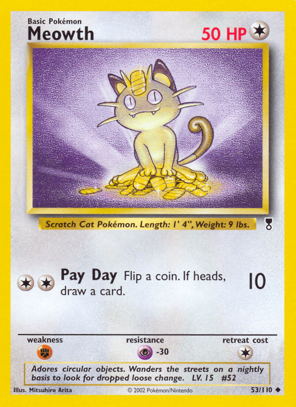 Meowth (53/110) [Legendary Collection] Pokemon Single Pokémon  | Multizone: Comics And Games
