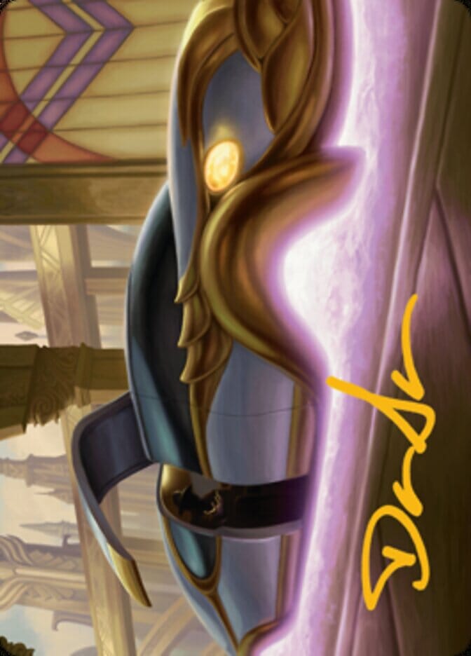 Mysterious Limousine Art Card (Gold-Stamped Signature) [Streets of New Capenna Art Series] MTG Single Magic: The Gathering  | Multizone: Comics And Games