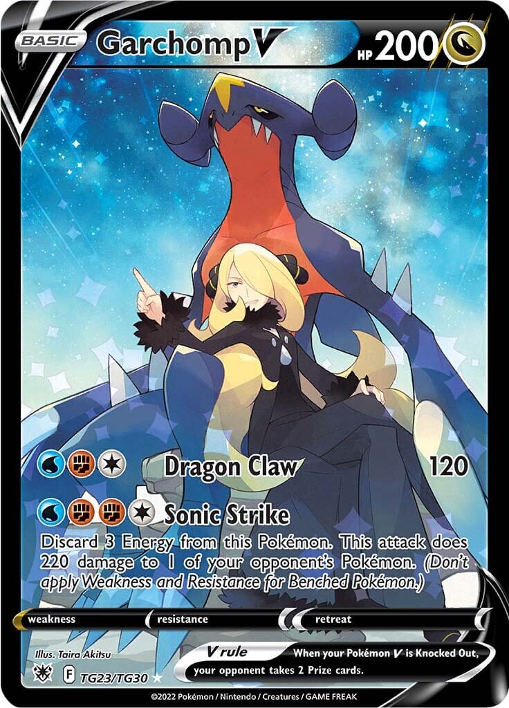 Garchomp V (TG23/TG30) [Sword & Shield: Astral Radiance] Pokemon Single Pokémon  | Multizone: Comics And Games