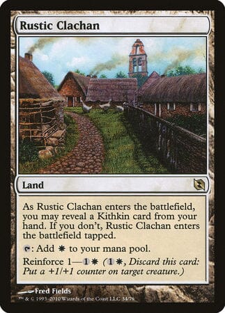 Rustic Clachan [Duel Decks: Elspeth vs. Tezzeret] MTG Single Magic: The Gathering  | Multizone: Comics And Games