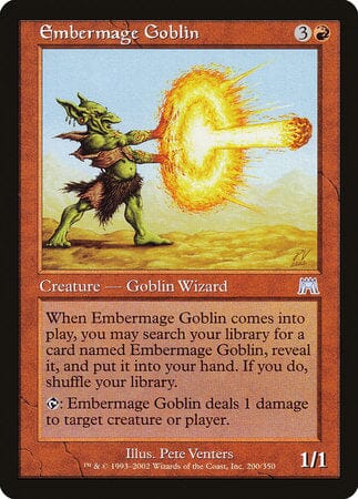 Embermage Goblin [Onslaught] MTG Single Magic: The Gathering  | Multizone: Comics And Games